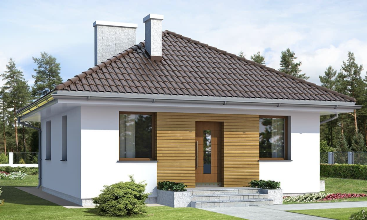 ПРОЕКТ ОДНОЭТАЖНОГО ДОМА OD10